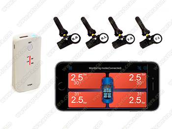 Внутренний датчик контроля давления шин с приложением для смартфона Masterpark-TPI11